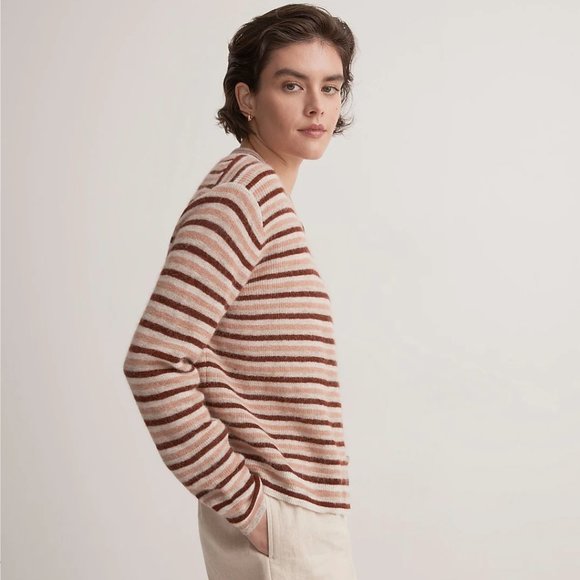 Madewell Striped Sweater - Picture 1 of 3